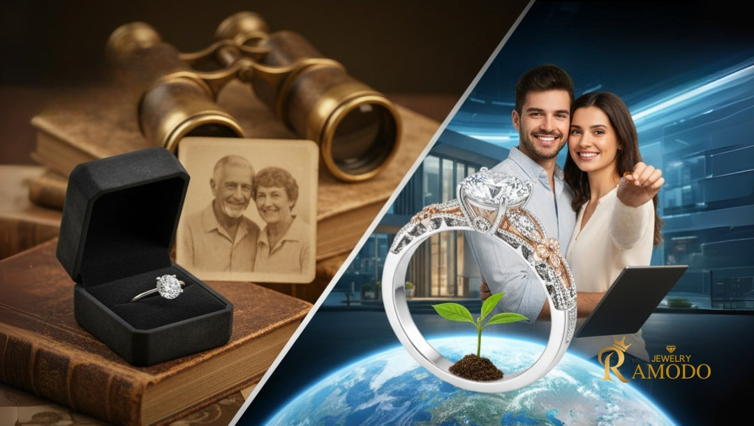 Moissanite vs Diamond: Why Smart Couples Are Choosing Brilliance Over Tradition