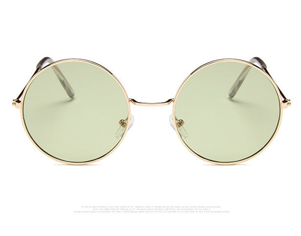 Lunettes de soleil rondes rétro - Vintage chic et colorées