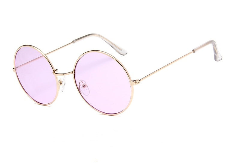 Lunettes de soleil rondes rétro - Vintage chic et colorées