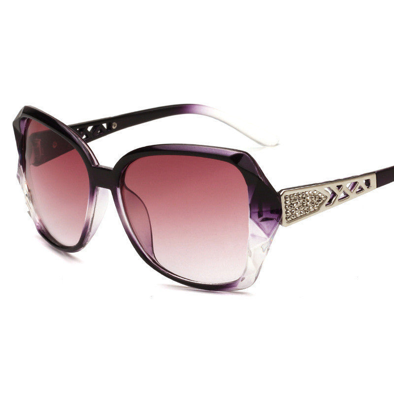 Lunettes de soleil rétro surdimensionnées - Vintage Chic pour femme
