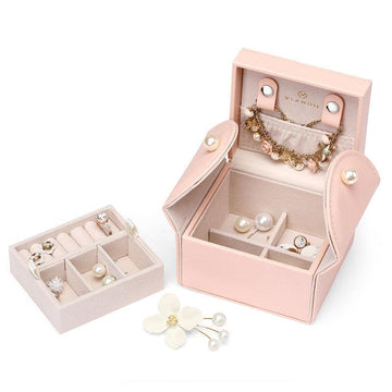 GLITTER GROTTO Compact Travel Jewelry Organizer Box | RAMODO JEWELRY
