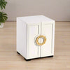 TREASURE VAULT 5-Layer Leather Jewelry Cabinet with Side Doors - RAMODO JEWELRY