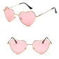 Love-Struck Heart Sunglasses - Retro Chic & Trendy