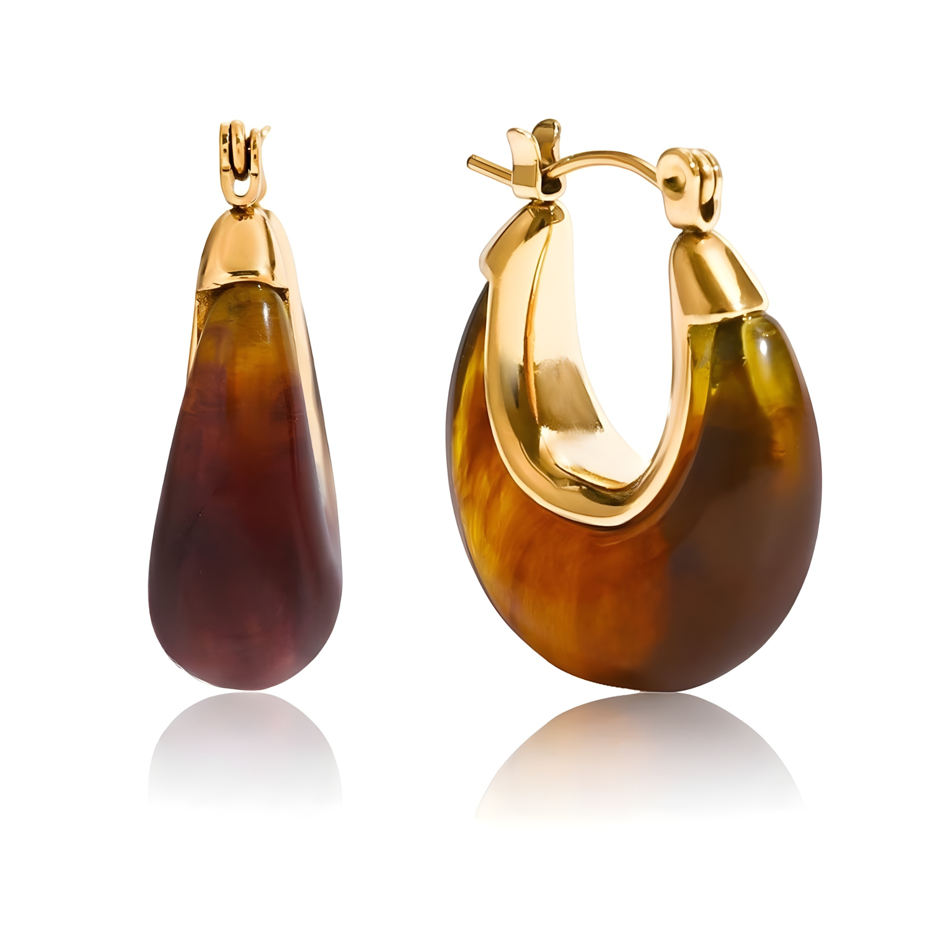 AMBER AURA: Irregular Amber & Steel Jewelry Collection | RAMODO JEWELRY