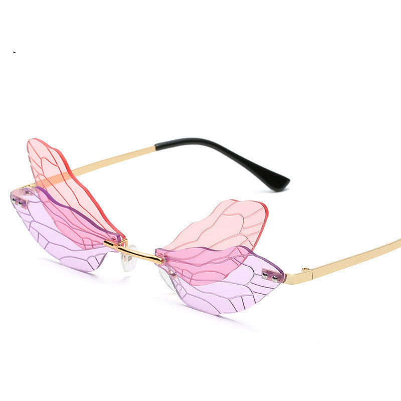 Butterfly Wing Sunglasses - Whimsical & Trendy