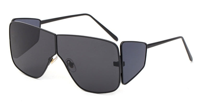 RAMODO Steampunk Square Sunglasses - Retro Futuristic Style