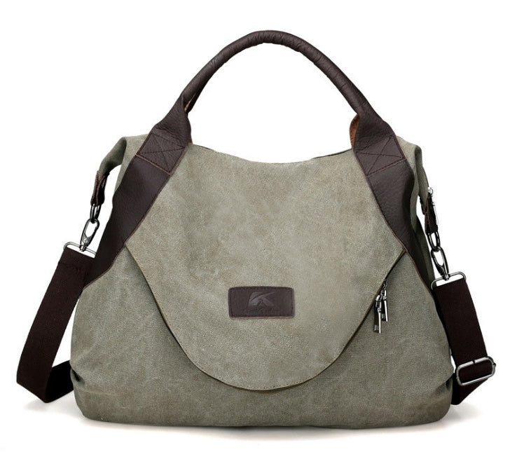 Vintage Canvas Tote Bag: Spacious & Stylish