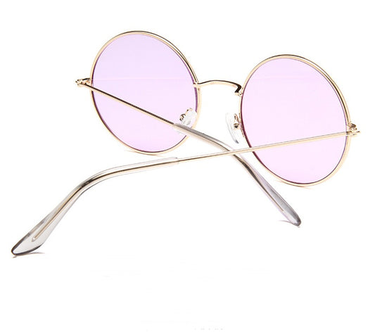 Retro Round Sunglasses - Vintage Chic & Colorful