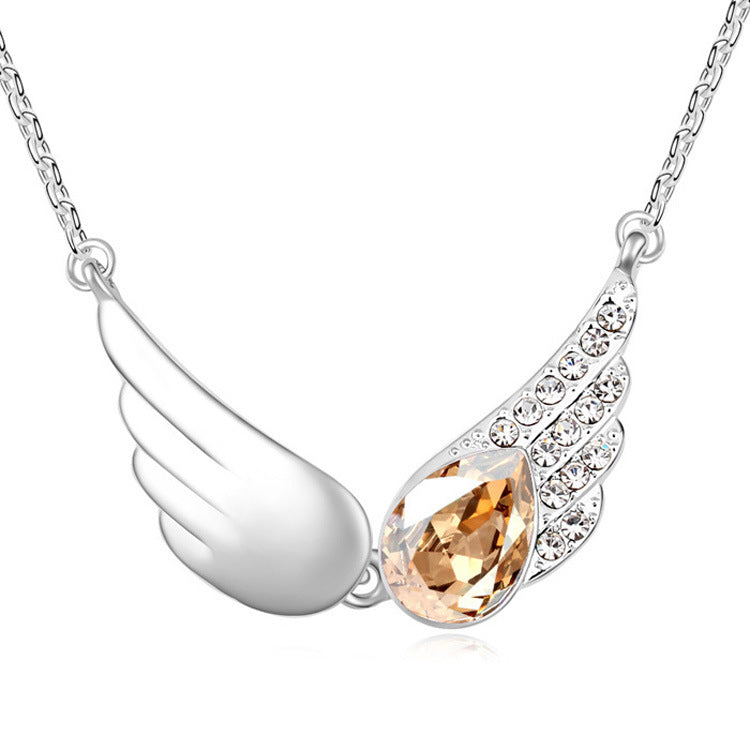 Sparkling Wings Crystal Necklace | RAMODO JEWELRY