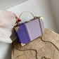 The Serpentine Clutch: RAMODO Evening Bag - Purple