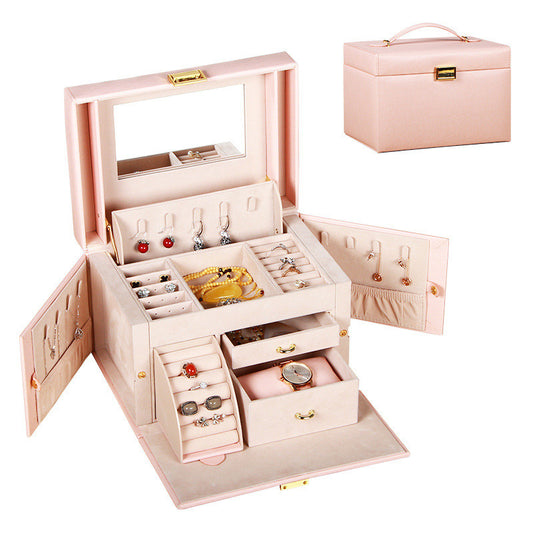 Korea Multi Layer Jewelry Box Storage Box - RAMODO JEWELRY