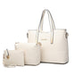 The Versatile Trio RAMODO 3-Piece Bag Set - Creamy White