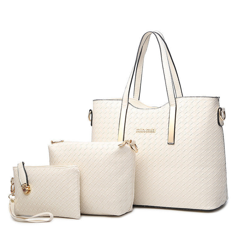 The Versatile Trio RAMODO 3-Piece Bag Set - Creamy White