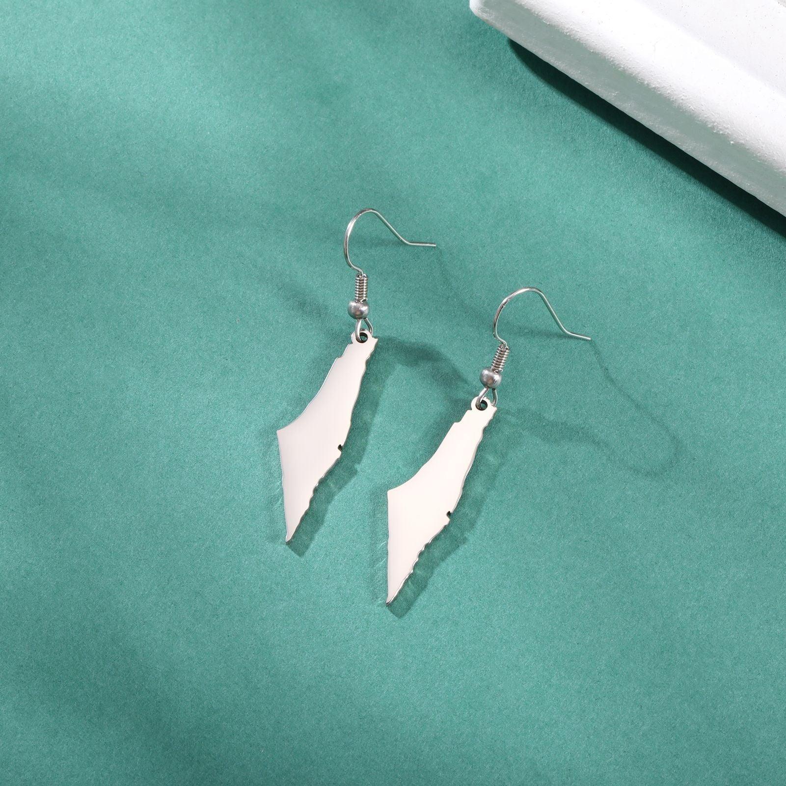 PALESTINE MAP EARRINGS
