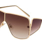 RAMODO Steampunk Square Sunglasses - Retro Futuristic Style