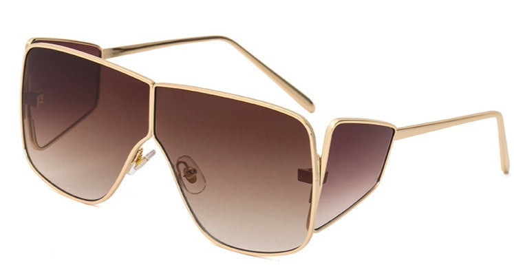 RAMODO Steampunk Square Sunglasses - Retro Futuristic Style