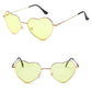 Love-Struck Heart Sunglasses - Retro Chic & Trendy