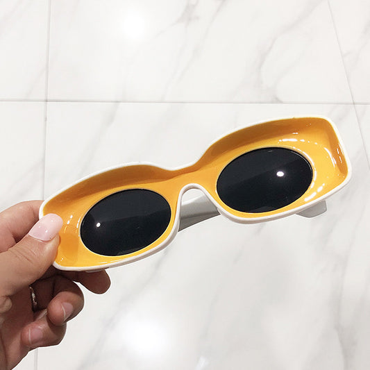 Lunettes de soleil carrées rétro Candy - Audacieuses et ludiques