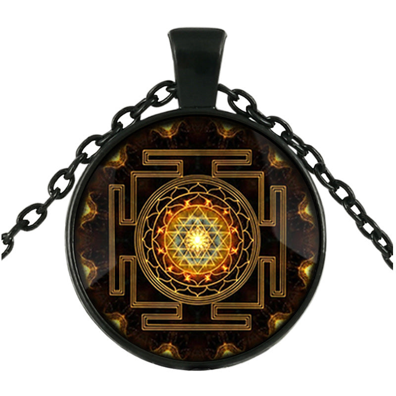 The Cosmic Yantra - Sri Yantra Pendant Necklace