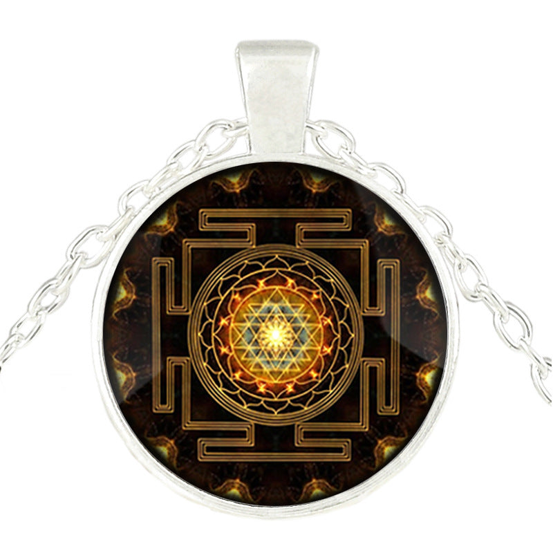 The Cosmic Yantra - Sri Yantra Pendant Necklace