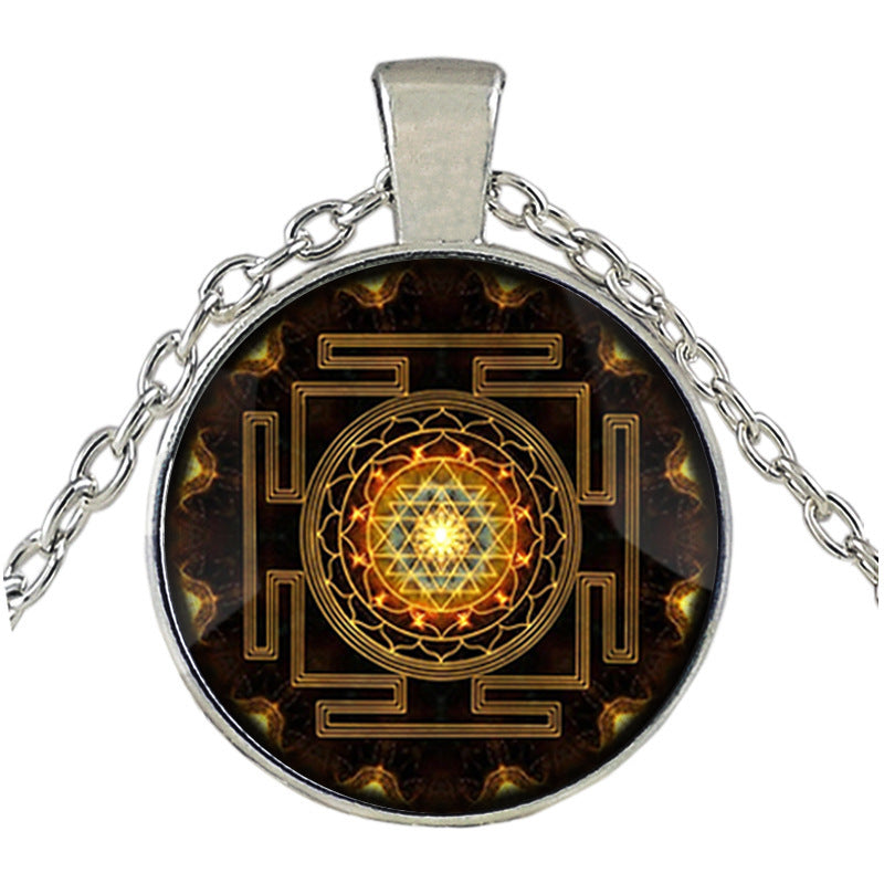 The Cosmic Yantra - Sri Yantra Pendant Necklace