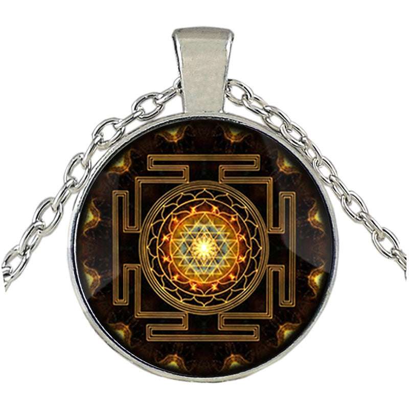 The Cosmic Yantra - Sri Yantra Pendant Necklace
