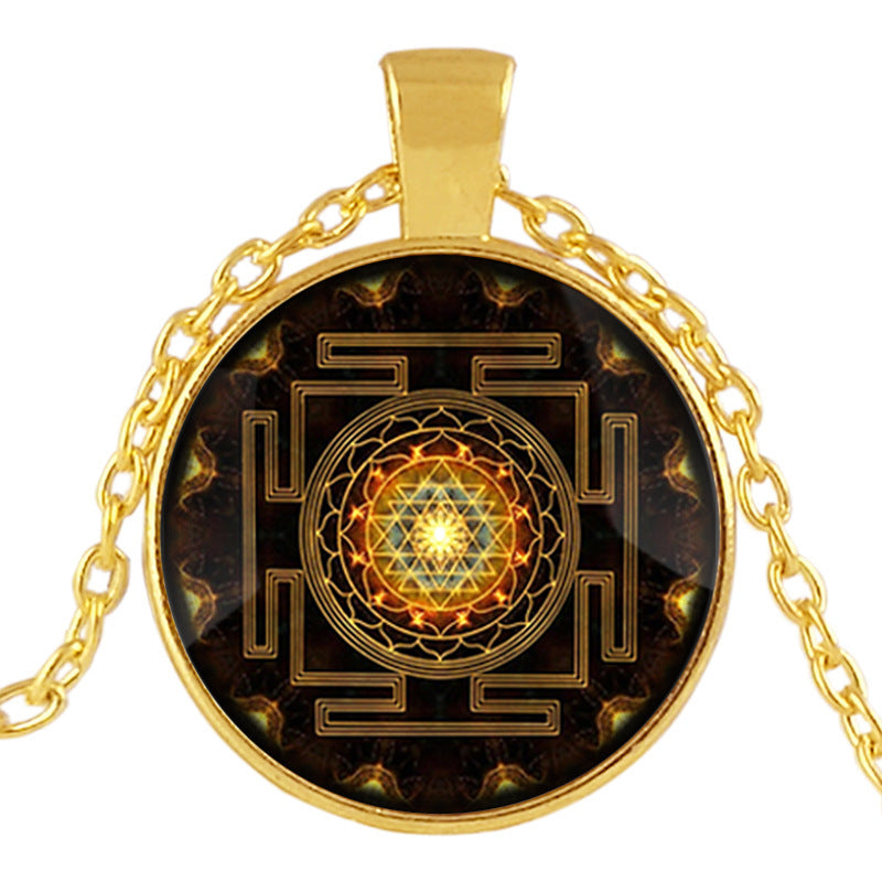 The Cosmic Yantra - Sri Yantra Pendant Necklace