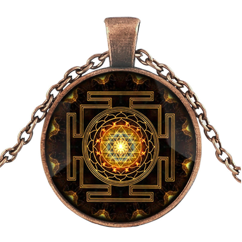 The Cosmic Yantra - Sri Yantra Pendant Necklace