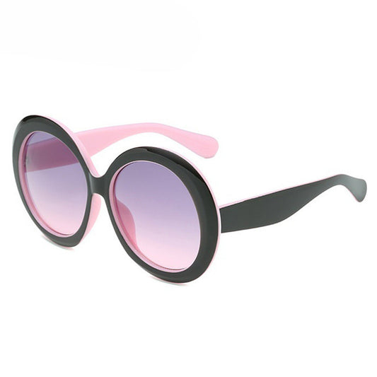 Retro Oversized Round Sunglasses - Unisex Style