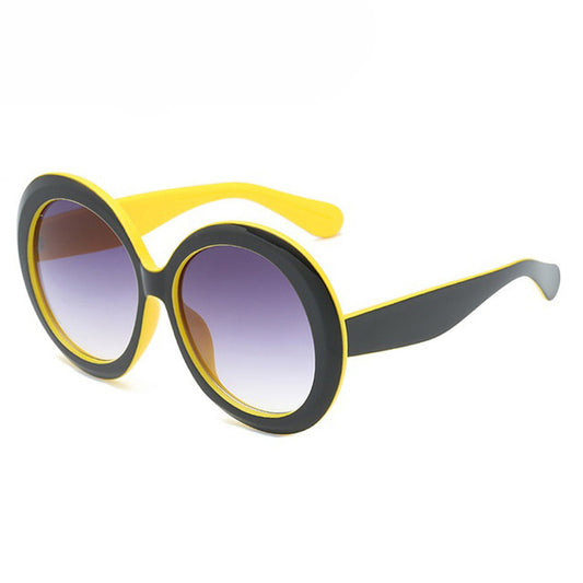 Retro Oversized Round Sunglasses - Unisex Style