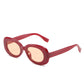 Retro Chic Oval Sunglasses - Timeless & Trendy