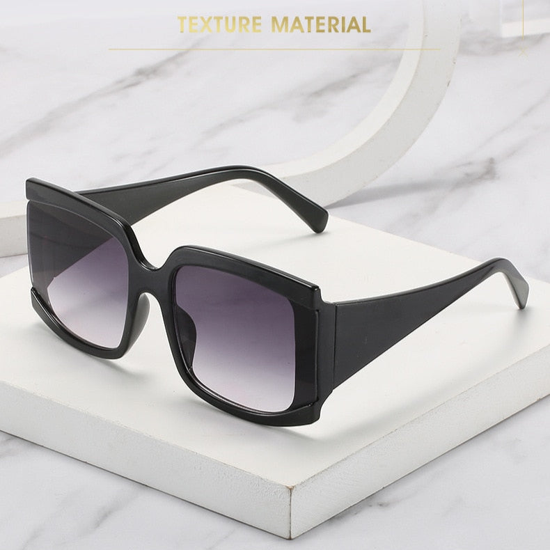 Square Large Frame Sunglasses Fashion Trend Sunglasses