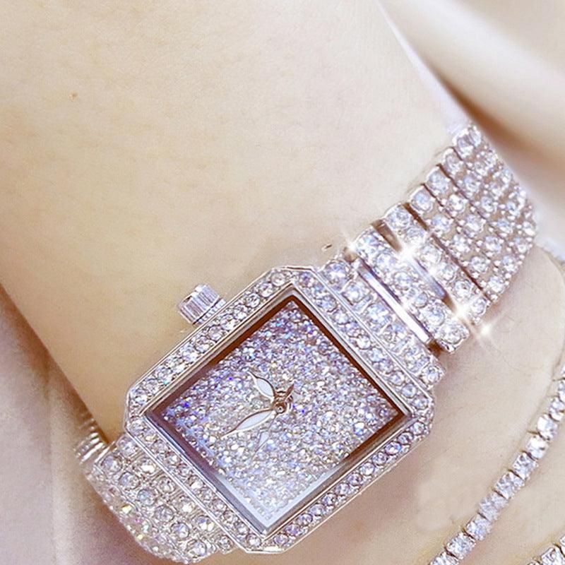 Full diamond waterproof quartz watch - RAMODO JEWELRY
