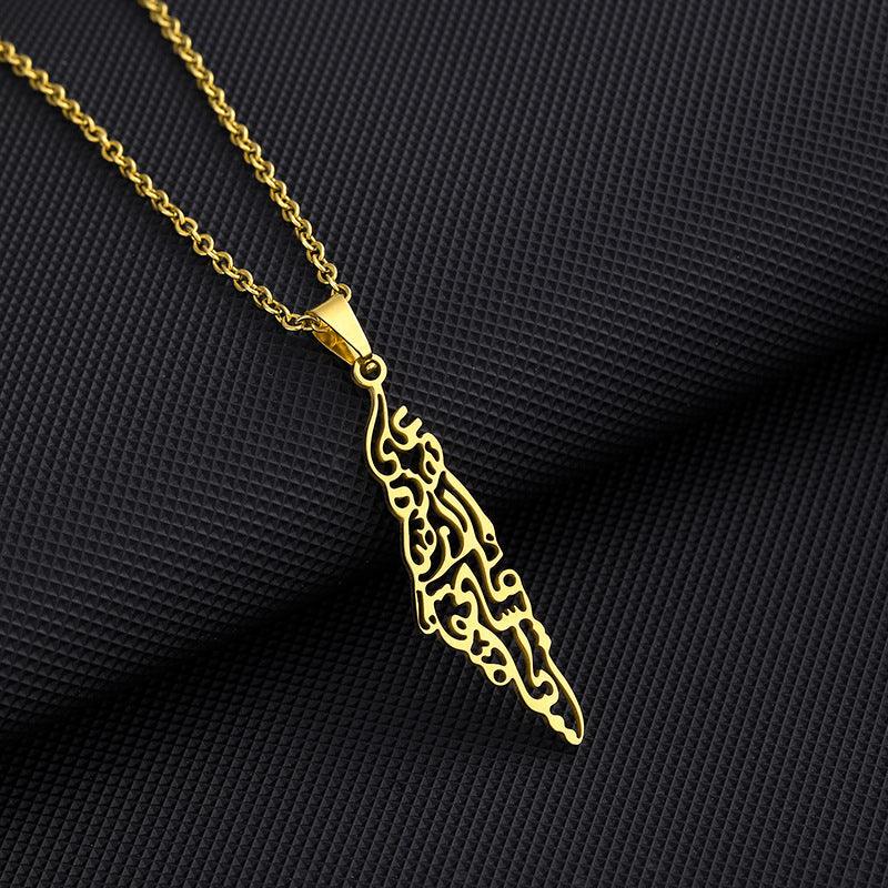PALESTINE GEO NECKLACE