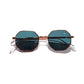 Geometric Octagon Sunglasses - Retro Chic & Trendy