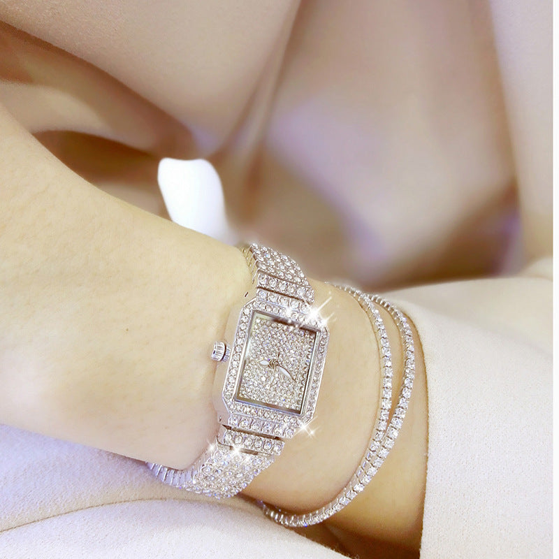 Full diamond waterproof quartz watch - RAMODO JEWELRY