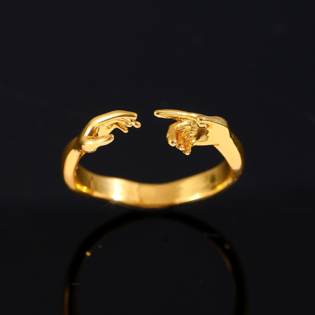 Touching Hands Ring Set – RAMODO JEWELRY