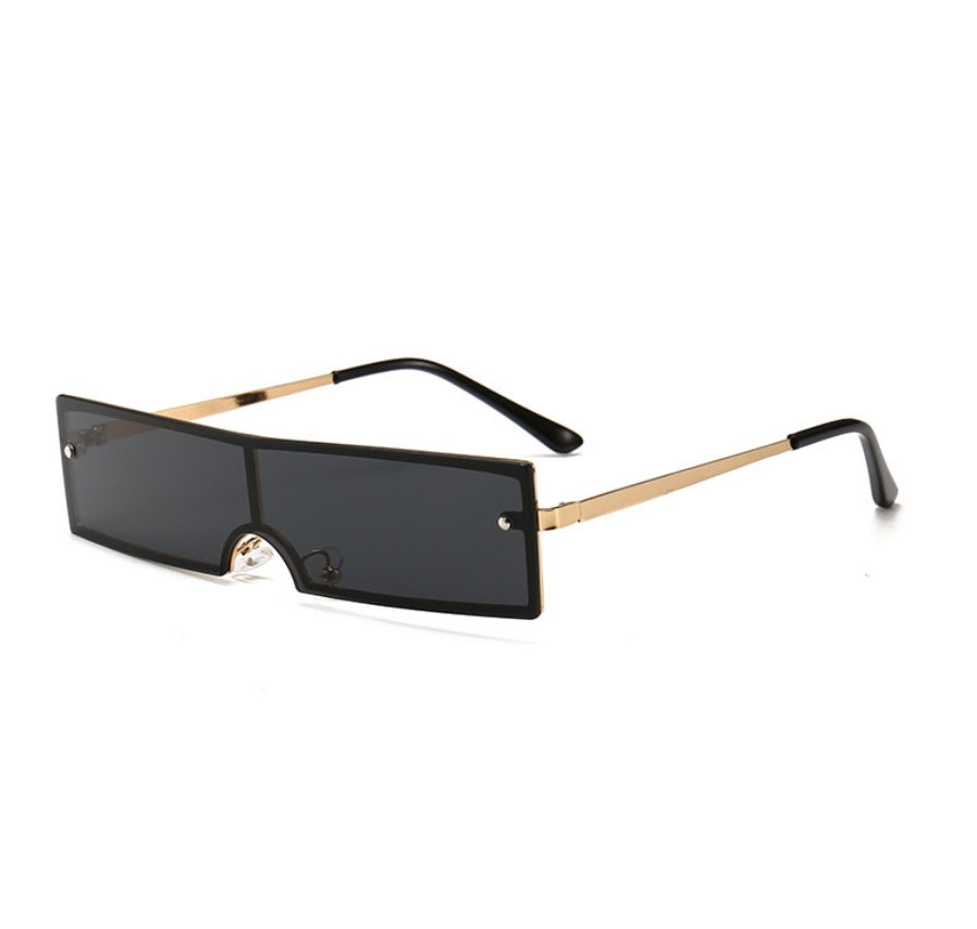 Retro Square Sunglasses - Trendy Rectangular Shades for Men & Women