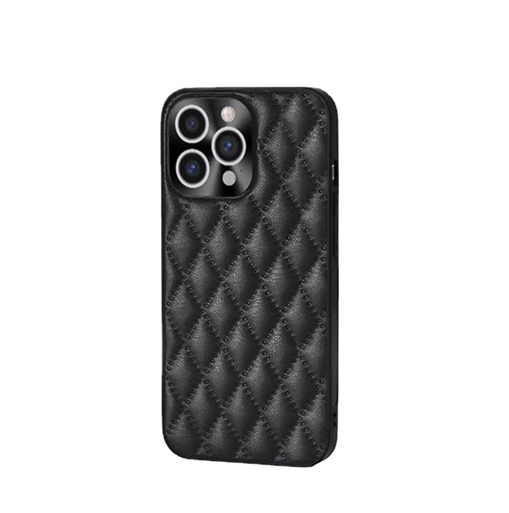 RAMODO Diamond Plaid Crossbody iPhone Case