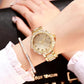 New Women's Quartz Inlaid Diamond Fashion Steel Band Watch - RAMODO JEWELRY