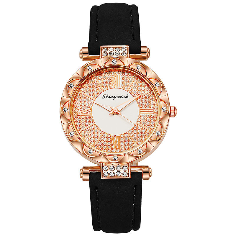 Diamond-encrusted Starry Belt Women's Quartz Watch - RAMODO JEWELRY