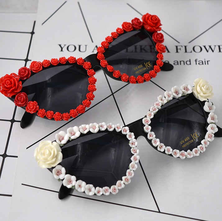 Rose Garden Sunglasses - Romantic & Unique