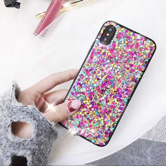 RAMODO Glitter Sequin Shimmer iPhone Case