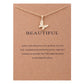 A luxurious collection of nine necklaces, each embellished with thoughtful quotes, perfect for elevating any ensemble.