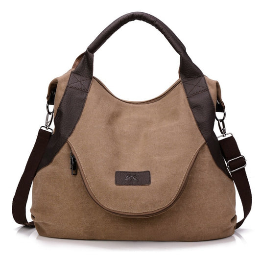 Vintage Canvas Tote Bag: Spacious & Stylish