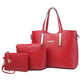 The Versatile Trio RAMODO 3-Piece Bag Set - Red