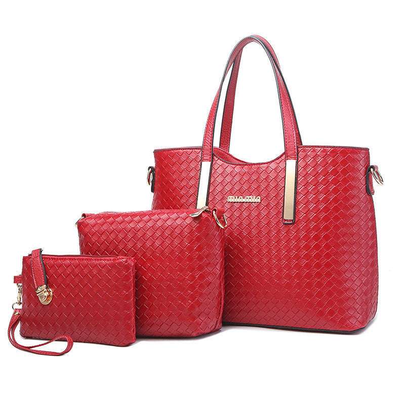 The Versatile Trio RAMODO 3-Piece Bag Set - Red