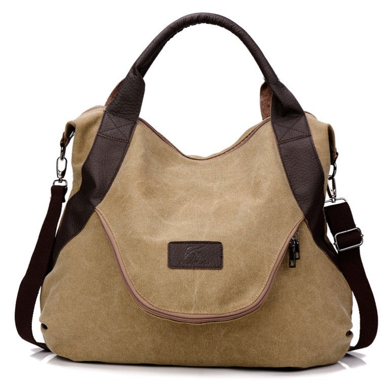Vintage Canvas Tote Bag: Spacious & Stylish