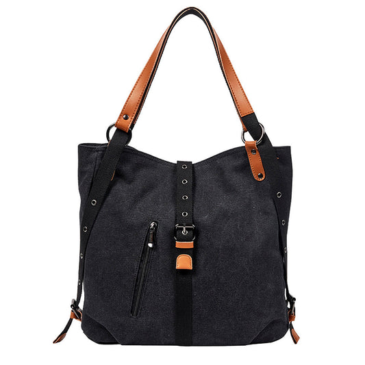 The Versatile Voyager - Convertible Canvas Backpack and Tote