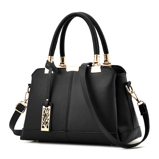 The Enchanting Elegance - Premium PU Leather Handbag with Adjustable Strap